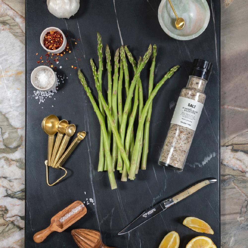 Be Home Salerno Black Marble Pastry Slab Large