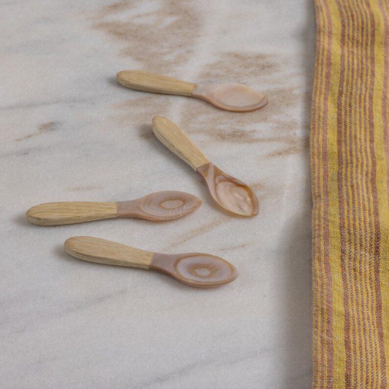 Be Home Serin Shell Large Spoons Set Of 4
