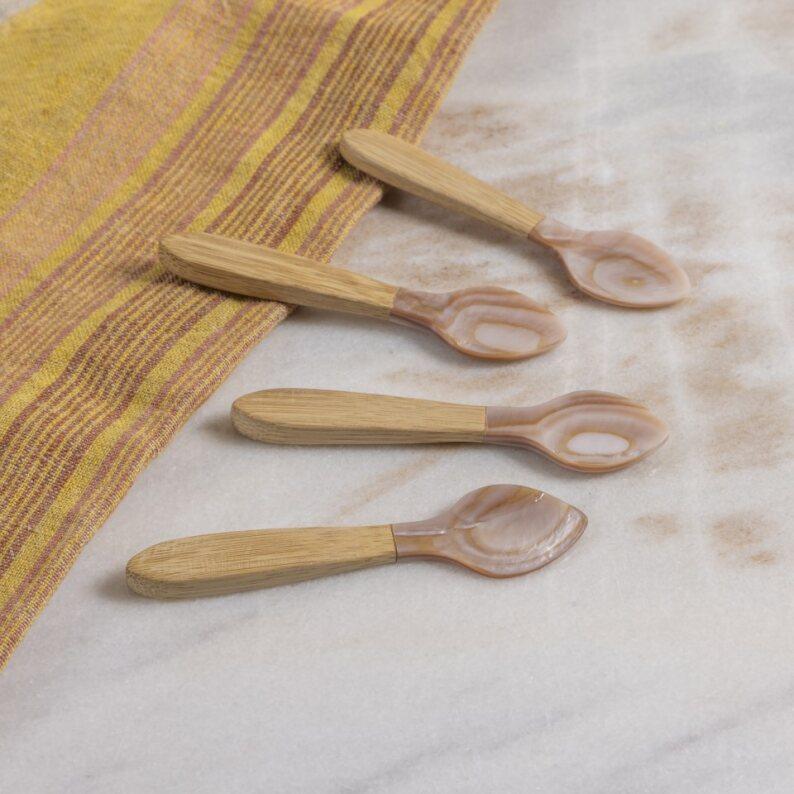 Be Home Serin Shell Small Spoons Set Of 4