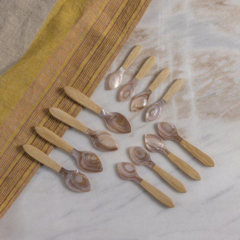 be home Serin Shell Small Spoons Set of 4