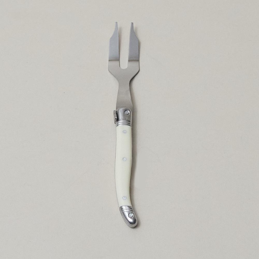 be home Set of 4 Laguiole Mini Cheese Fork Ivory