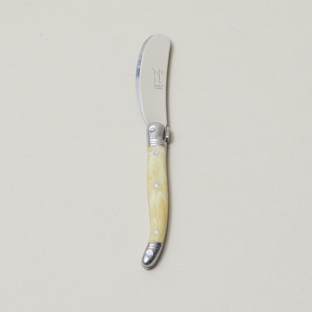 be home Set of 4 Laguiole Mini Spreader Pale Horn