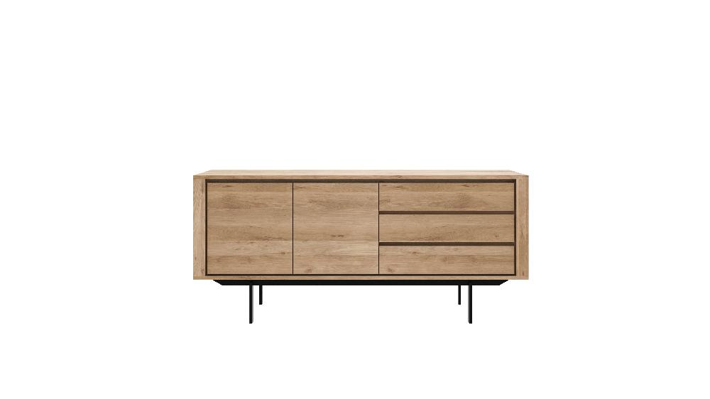 Be Home Shadow Sideboard 2 Doors 3 Drawers