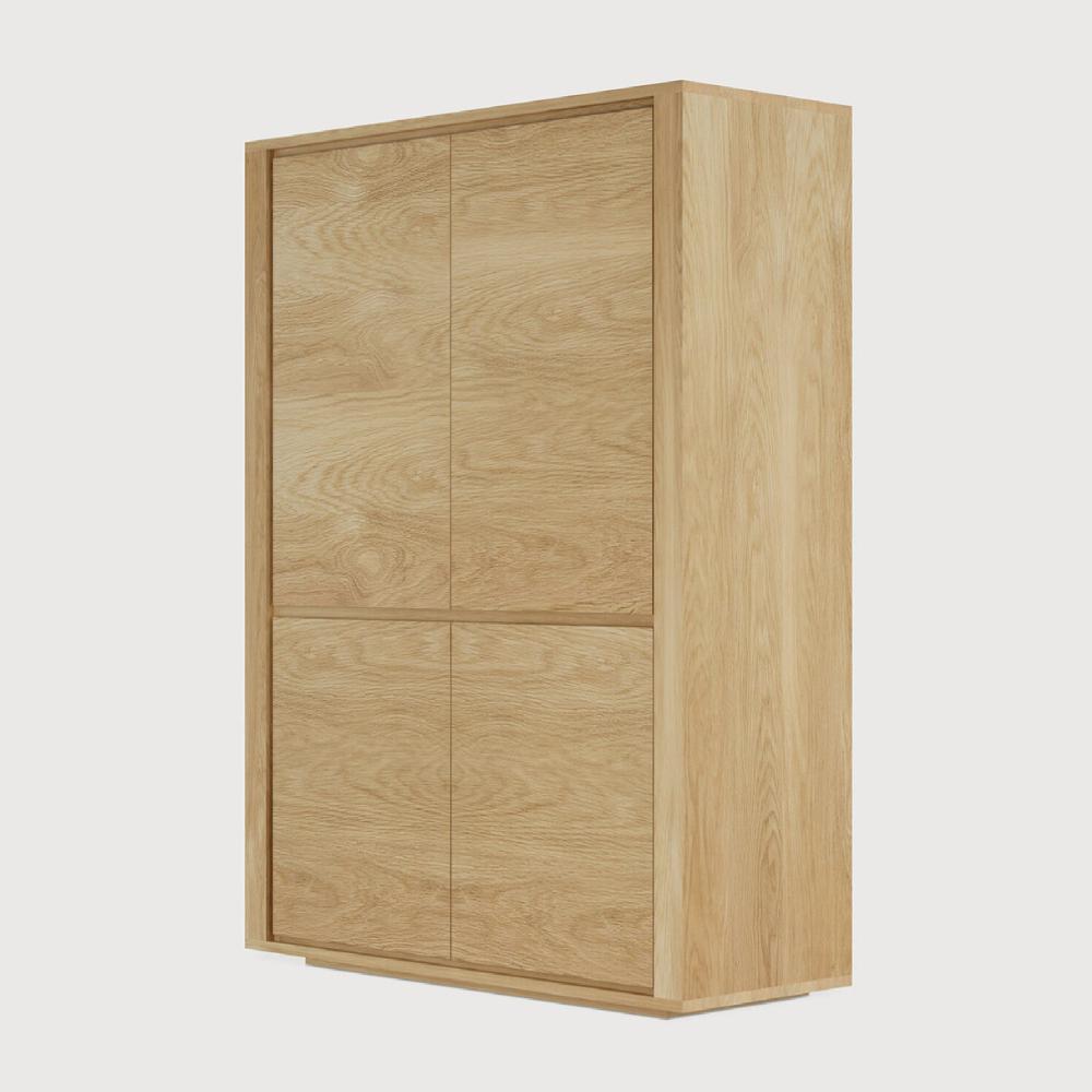 Be Home Shadow Solid Oak Cabinet