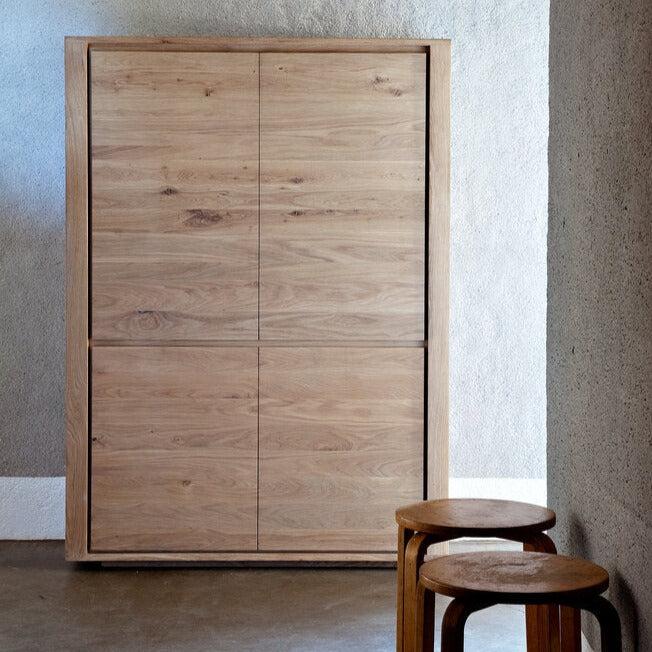 be home Shadow Solid Oak Cabinet