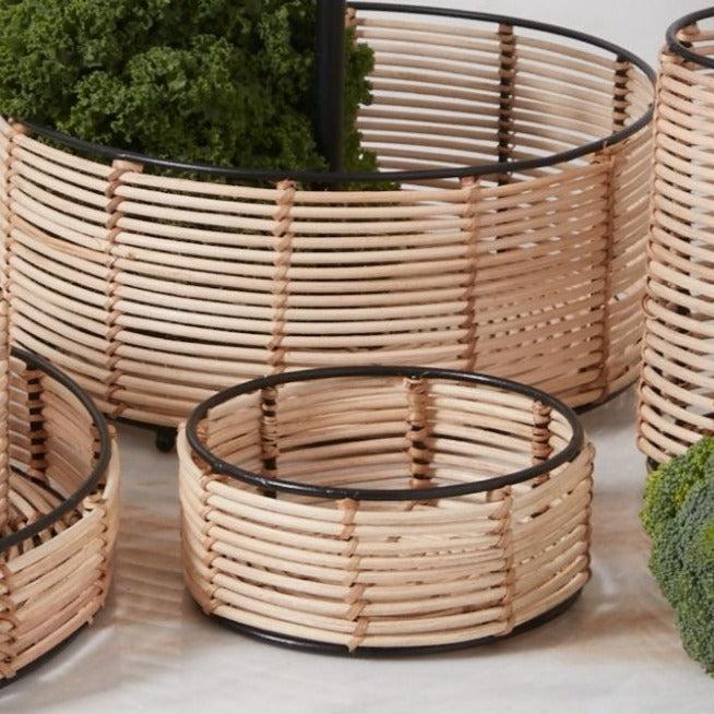 Be Home Simla Cane Berry Basket