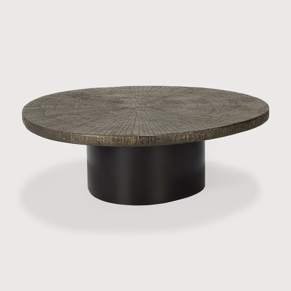 be home Slice Coffee Table Minerals Whisky Oval