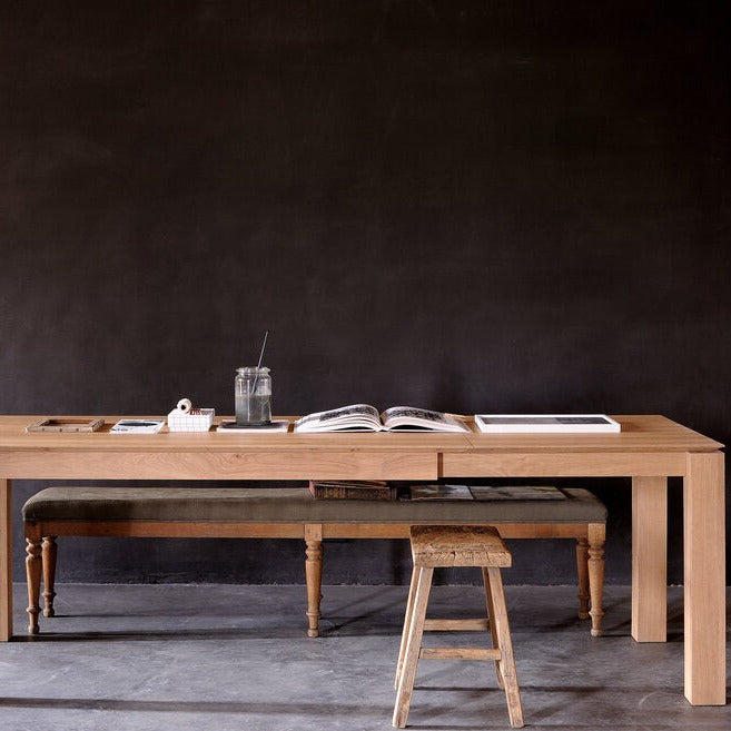 be home Slice Extendable Dining Table Oak 71"/ 110.5"