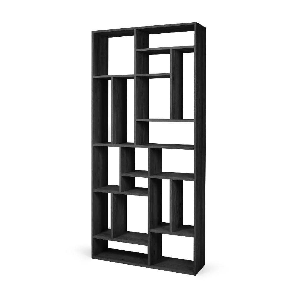 Be Home Solid Black Oak M Rack Large