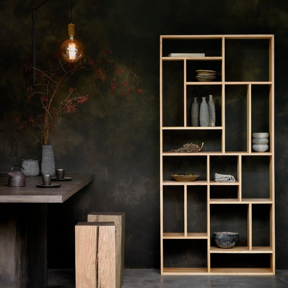 be home Solid Oak M Rack Large