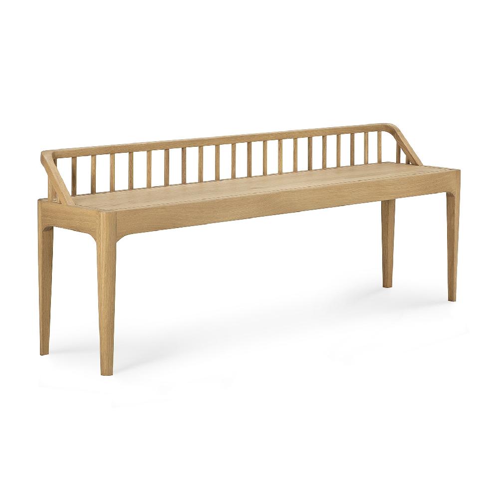 Be Home Spindle Solid Oak Bench