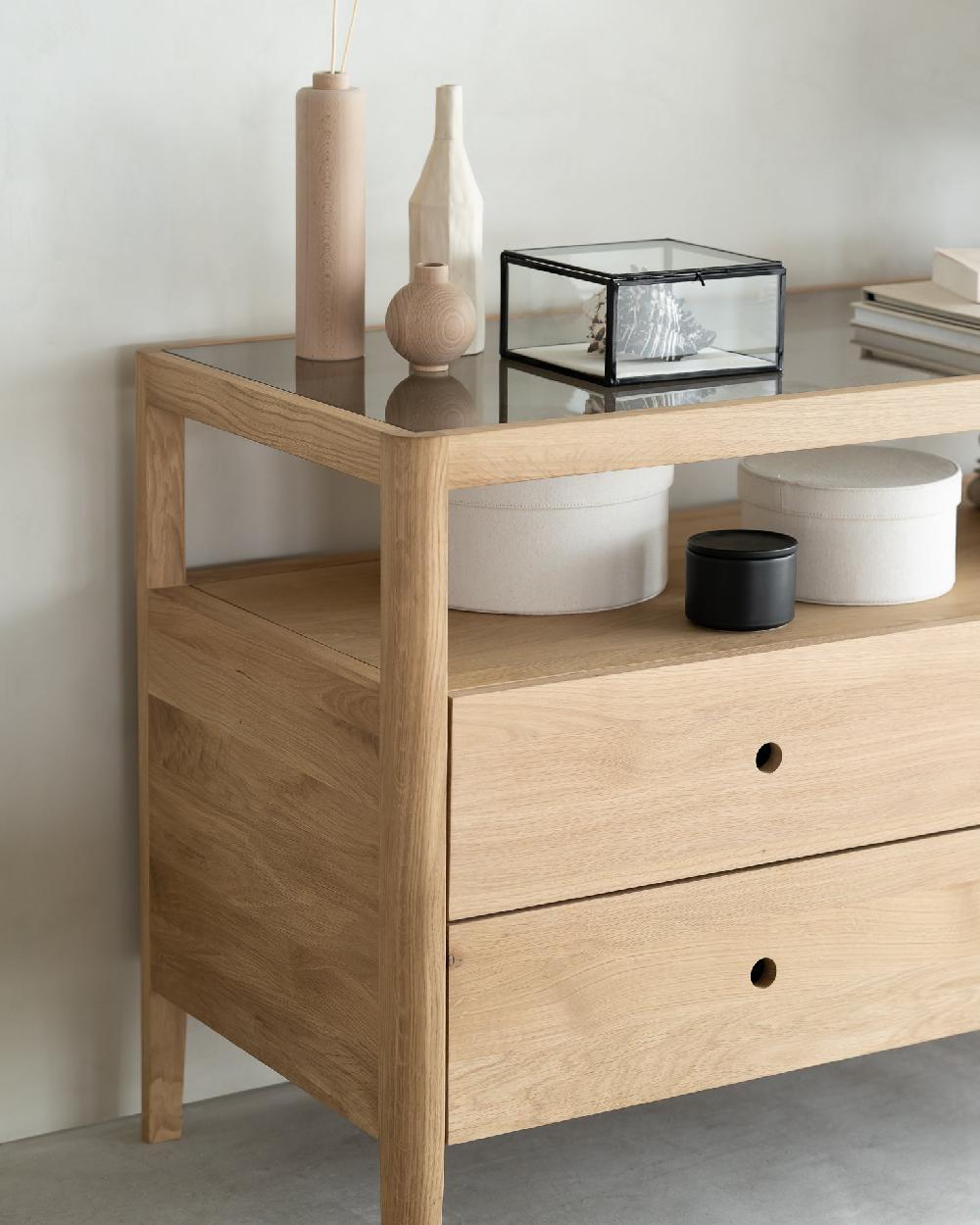 Be Home Spindle Solid Oak Dresser