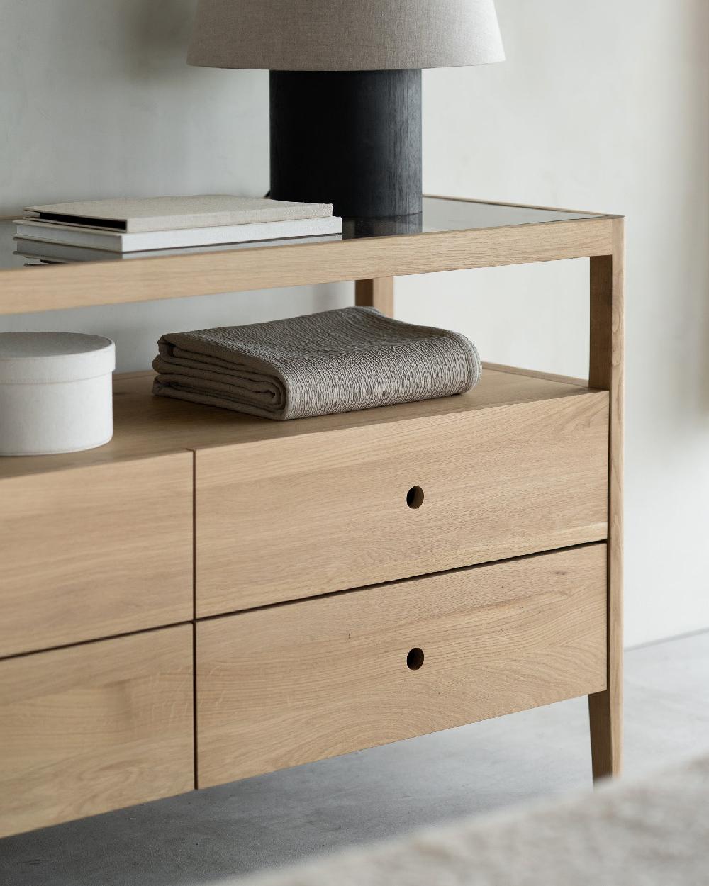 Be Home Spindle Solid Oak Dresser