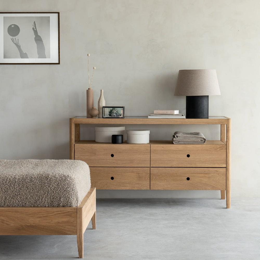 be home Spindle Solid Oak Dresser