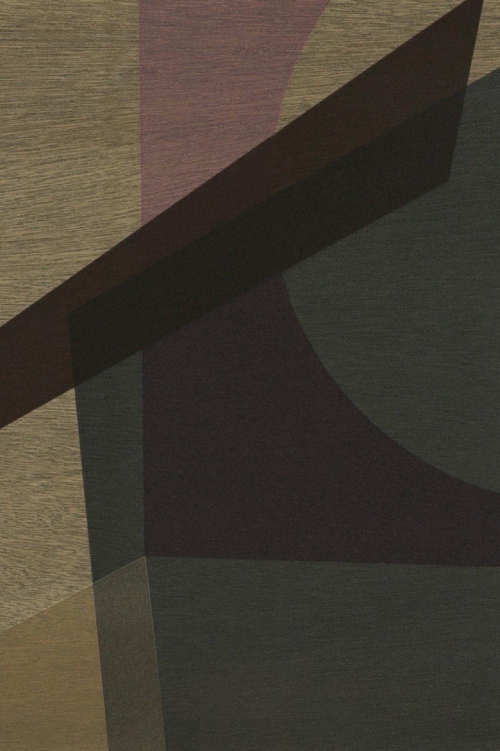 Be Home Square Glass Angle Tray Slate Large