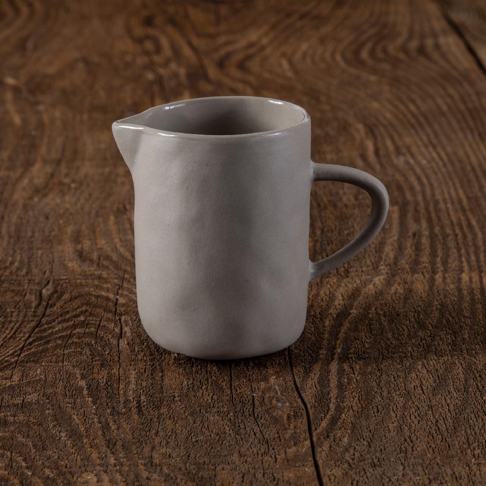 be home Tam Stoneware Creamer Sterling