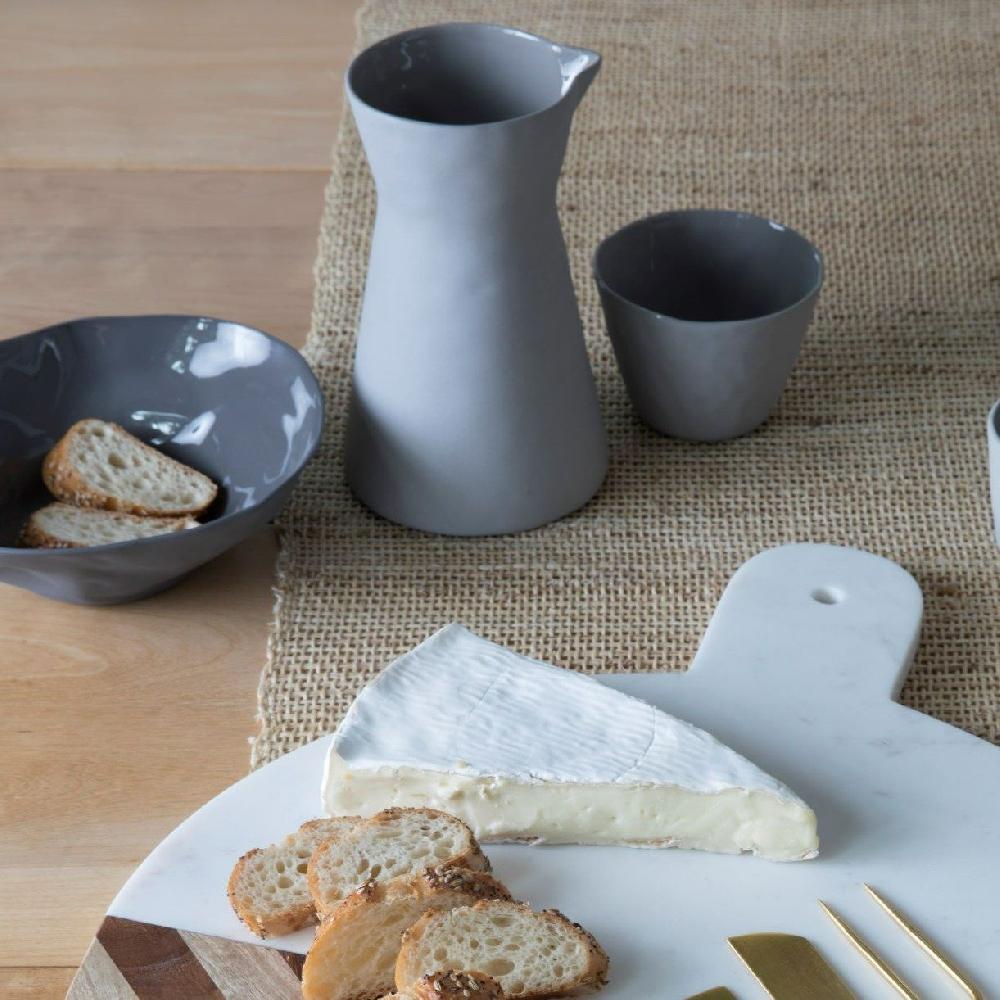 Be Home Tam Stoneware Dessert Bowl Slate Set Of 4