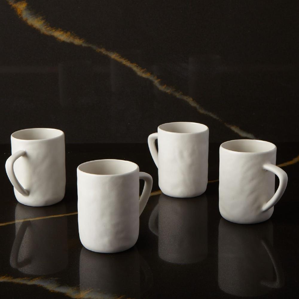 Be Home Tam Stoneware Mug Pearl Set Of 4