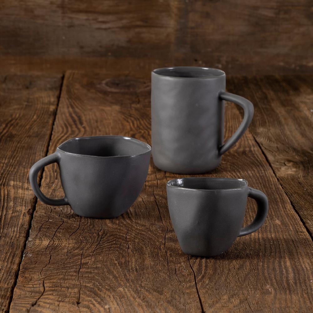Be Home Tam Stoneware Mug Slate Set Of 4
