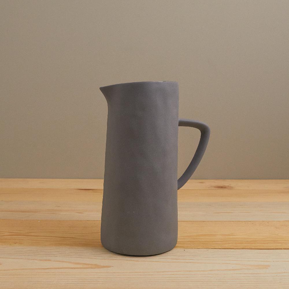 be home Tam Stoneware Pitcher Slate