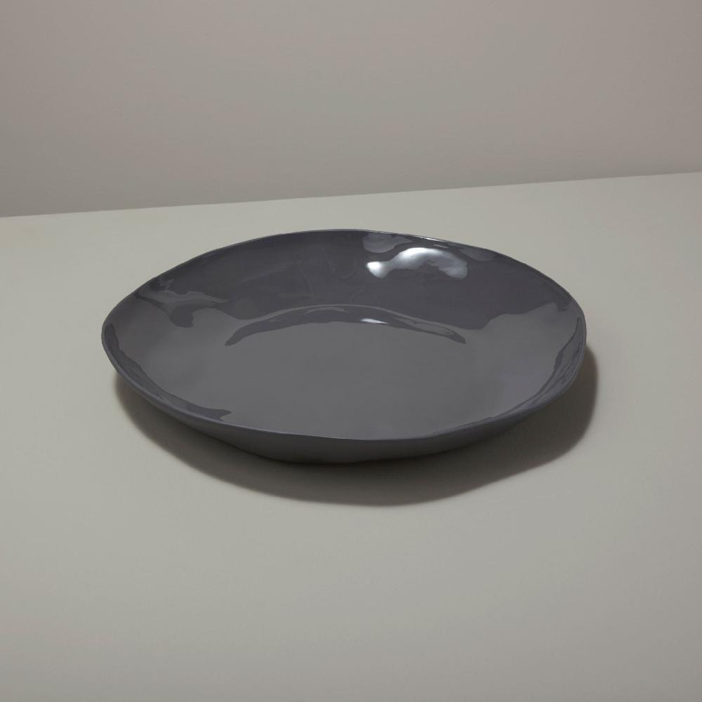 be home Tam Stoneware Platter Slate