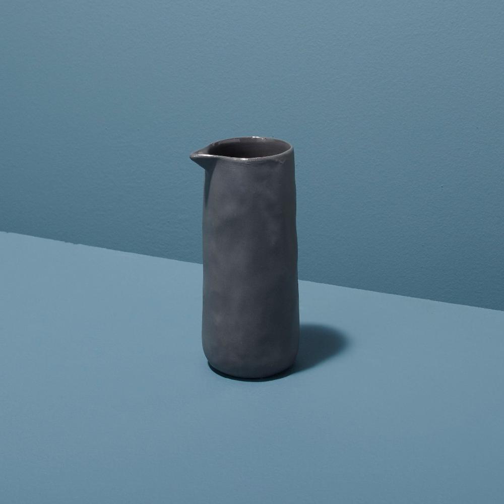 Be Home Tam Stoneware Pouring Carafe Slate