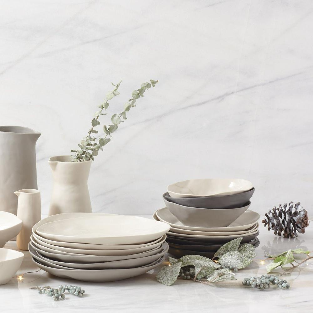 Be Home Tam Stoneware Side Bowl Sterling Set Of 4