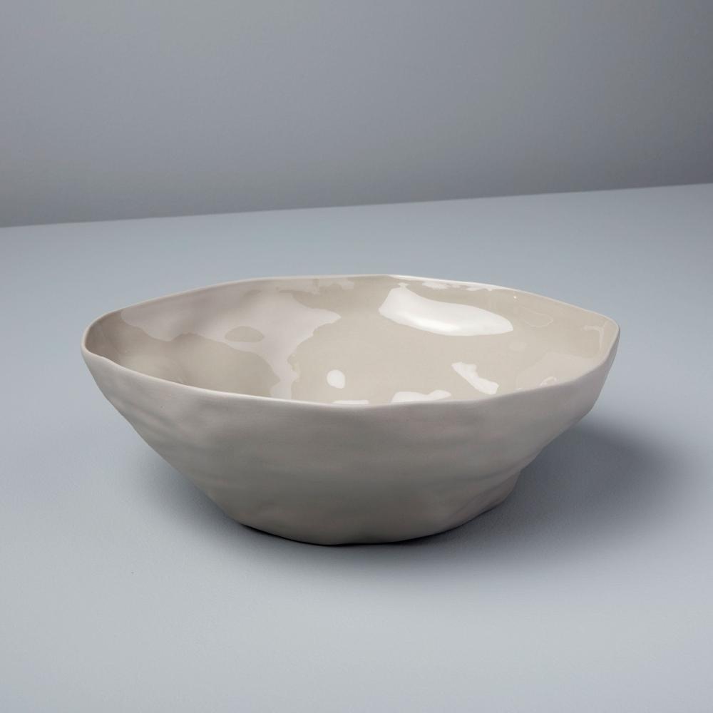 Be Home Tam Stoneware Small Serving Bowl Sterling