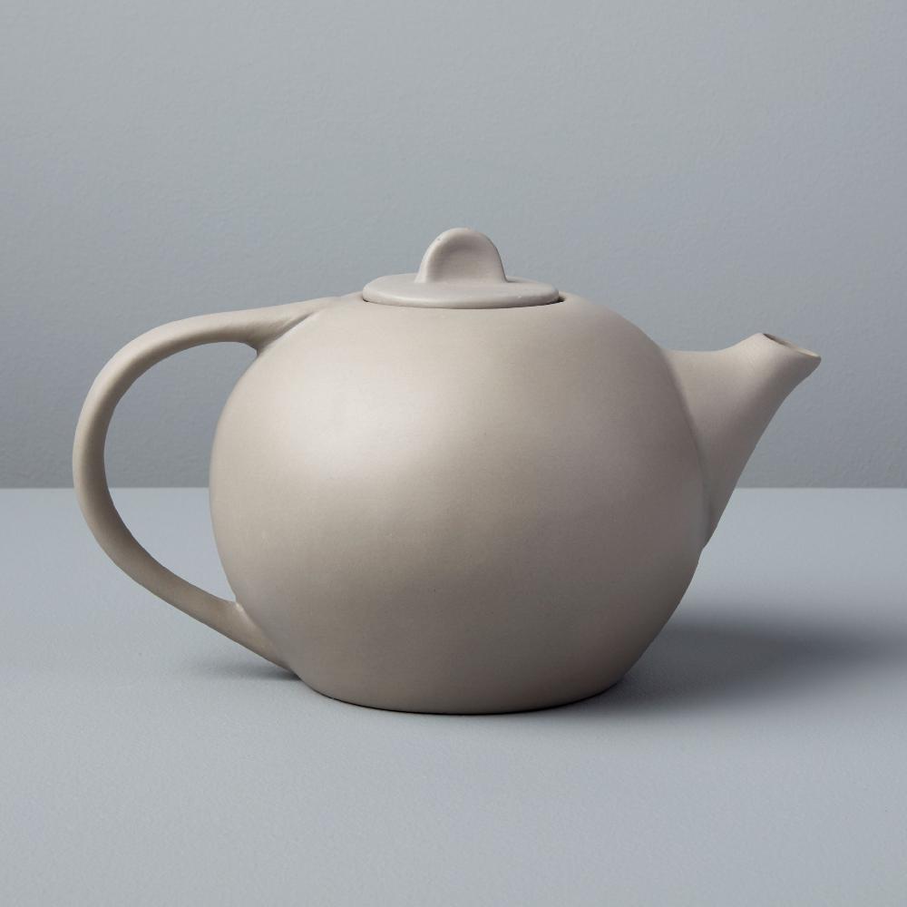Be Home Tam Stoneware Teapot Sterling