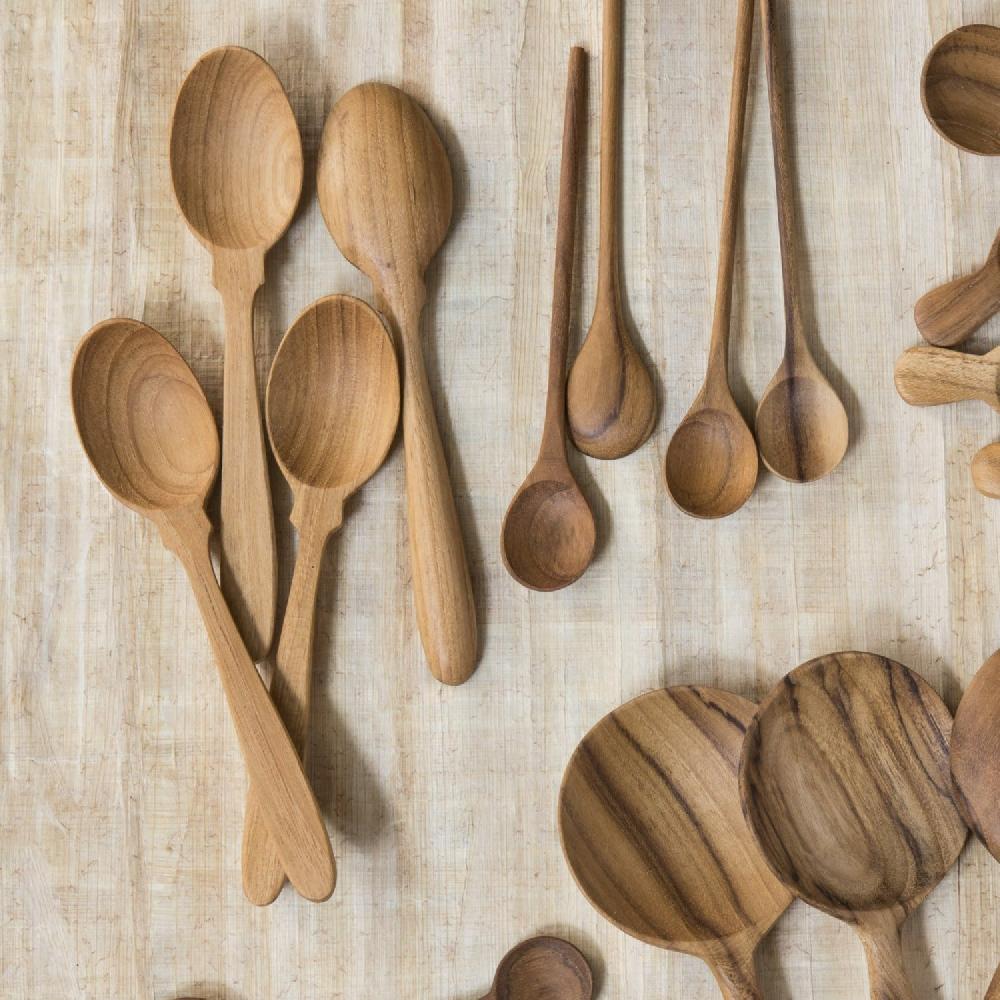 Be Home Teak Coffee Spoons Set Of 4