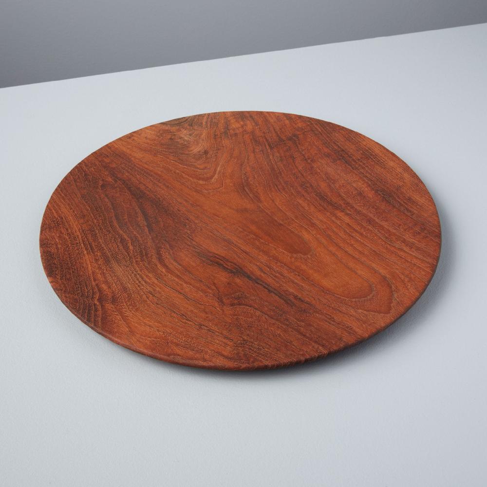 be home Teak Dinner Plate