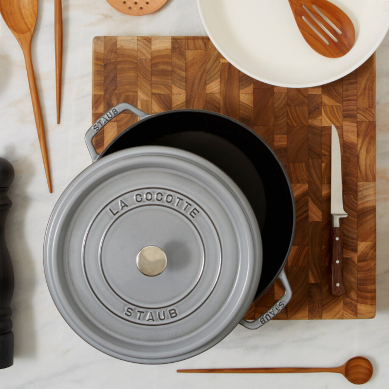 be home Teak End Grain Large Chopping Block