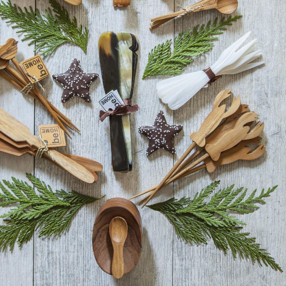 Be Home Teak Lobster Picks Set Of 4