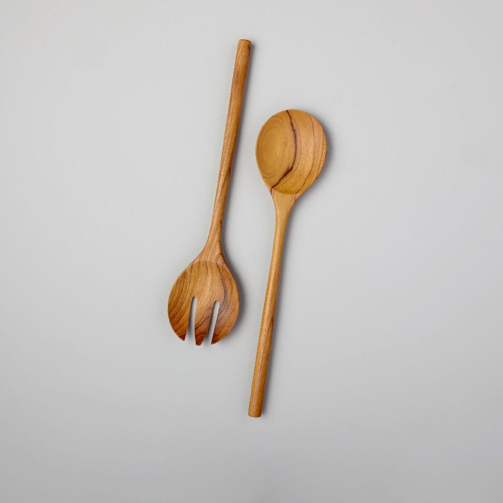 be home Teak Serving Set Large