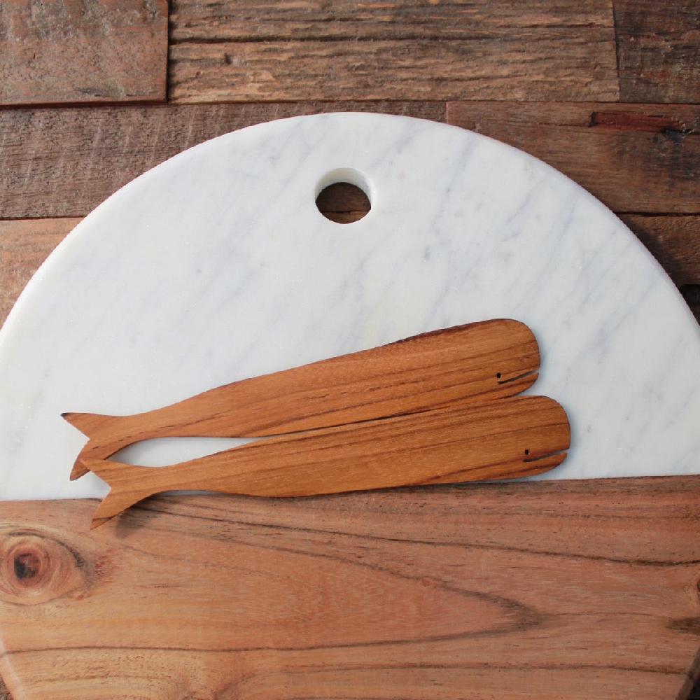 Be Home Teak Whale Spreaders Set Of 4