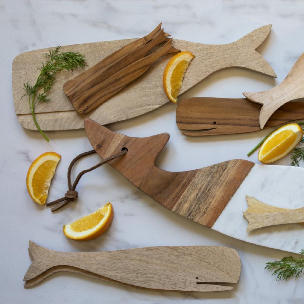 Be Home Teak Whale Spreaders Set Of 4