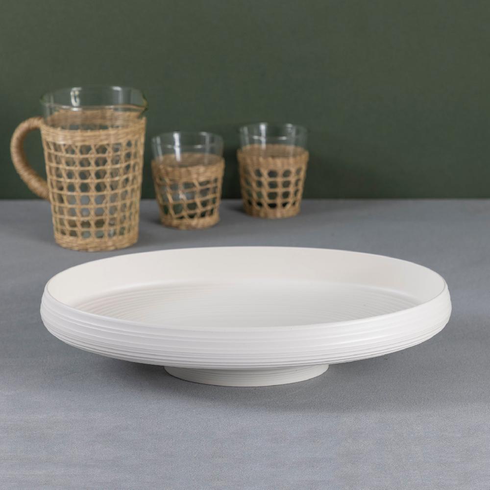 be home Tierra Fruit Bowl White