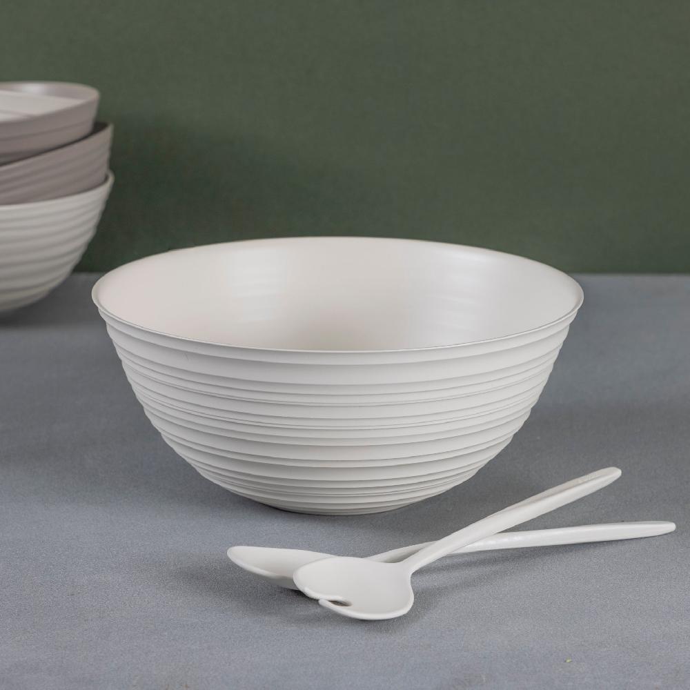 be home Tierra Serving Bowl Extra-Large White