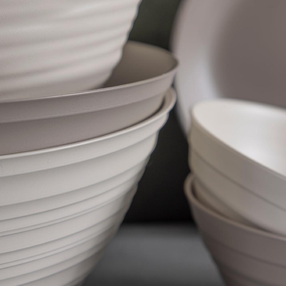 Be Home Tierra Serving Bowl Large Taupe