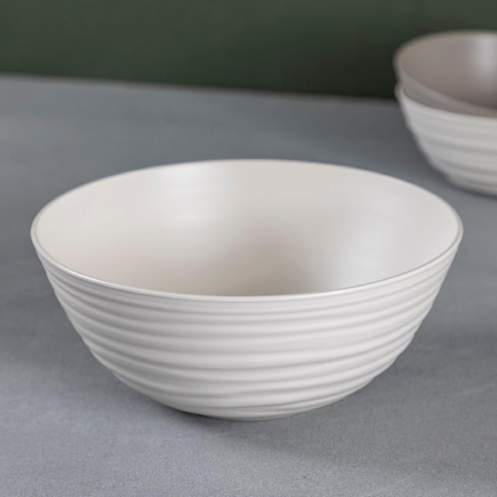 be home Tierra Serving Bowl Large White