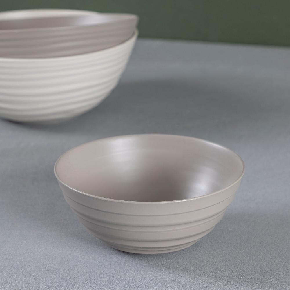 be home Tierra Serving Bowl Medium Taupe