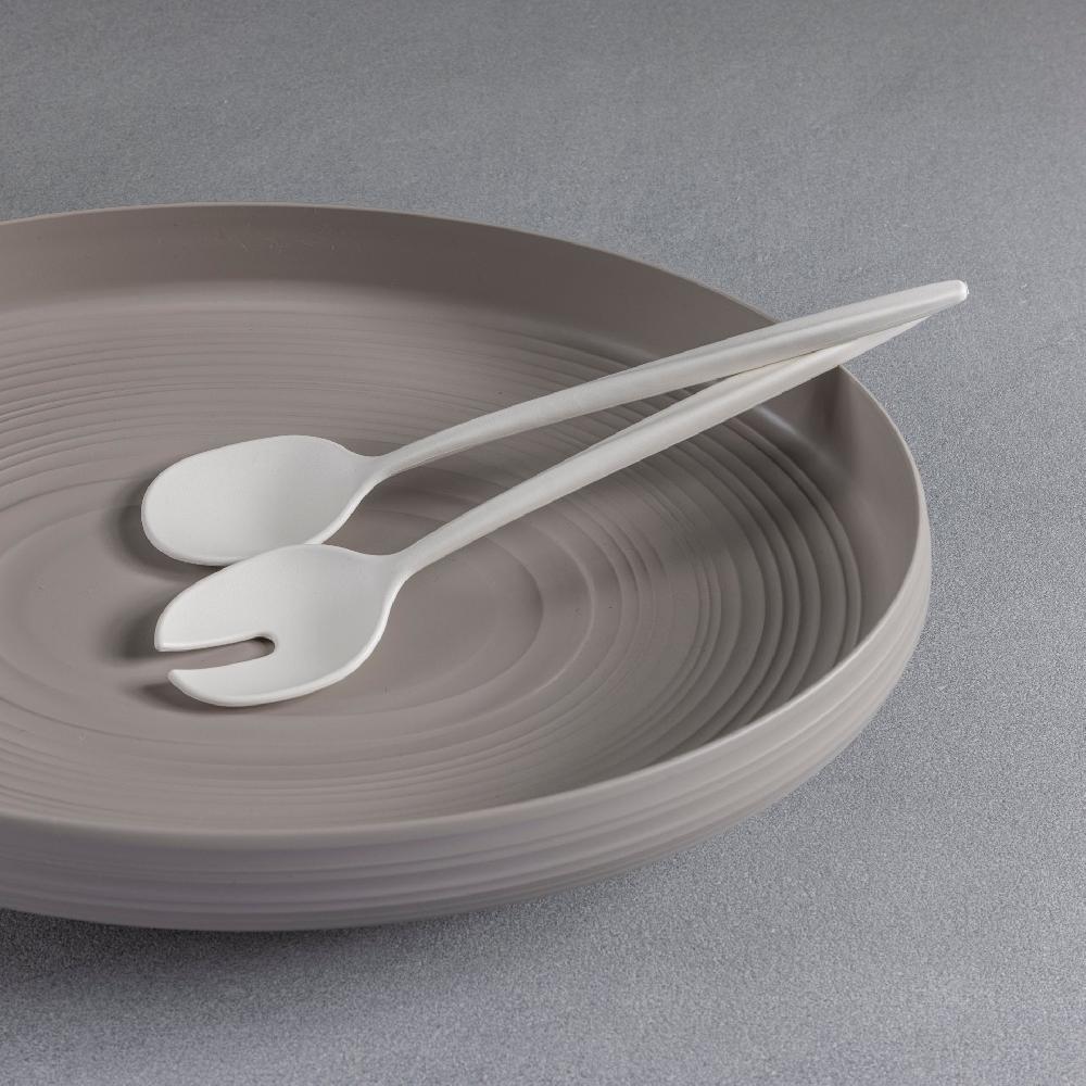 be home Tierra Serving Set White