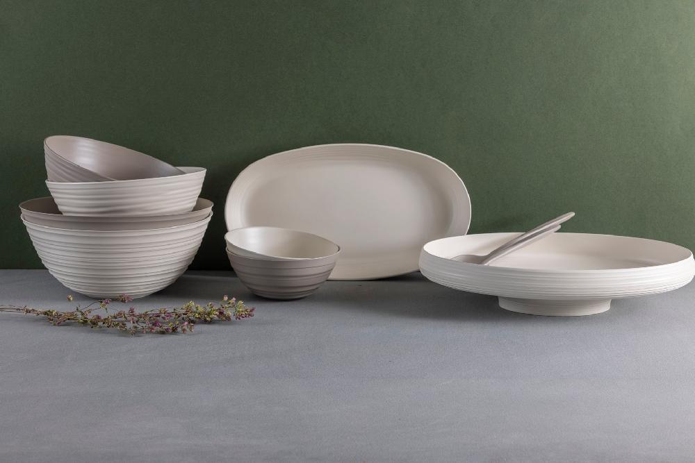 Be Home Tierra Serving Tray White