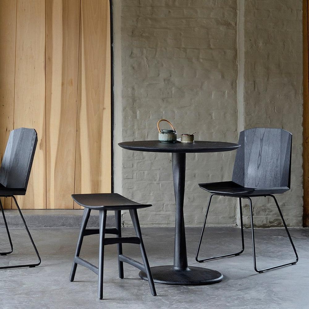 be home Torsion Black Dining Table 28"