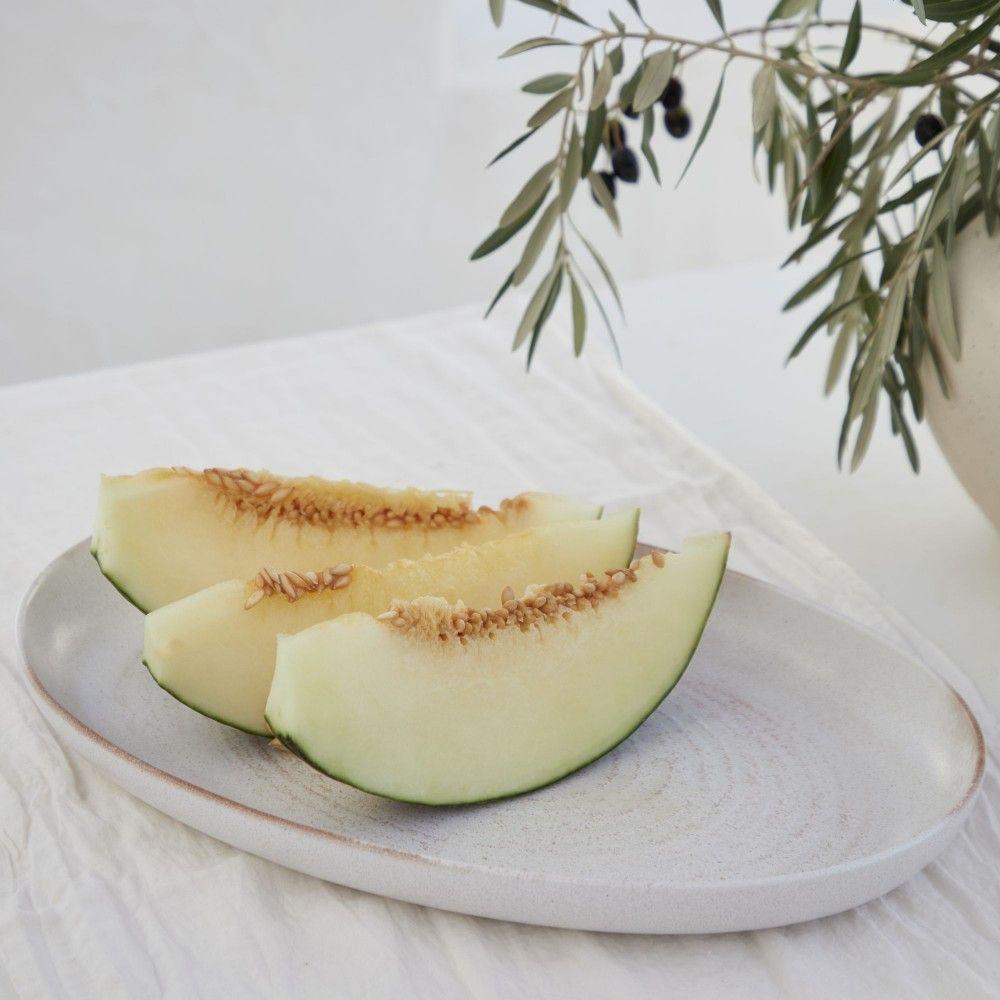 be home Vermont Oval Platter Cream