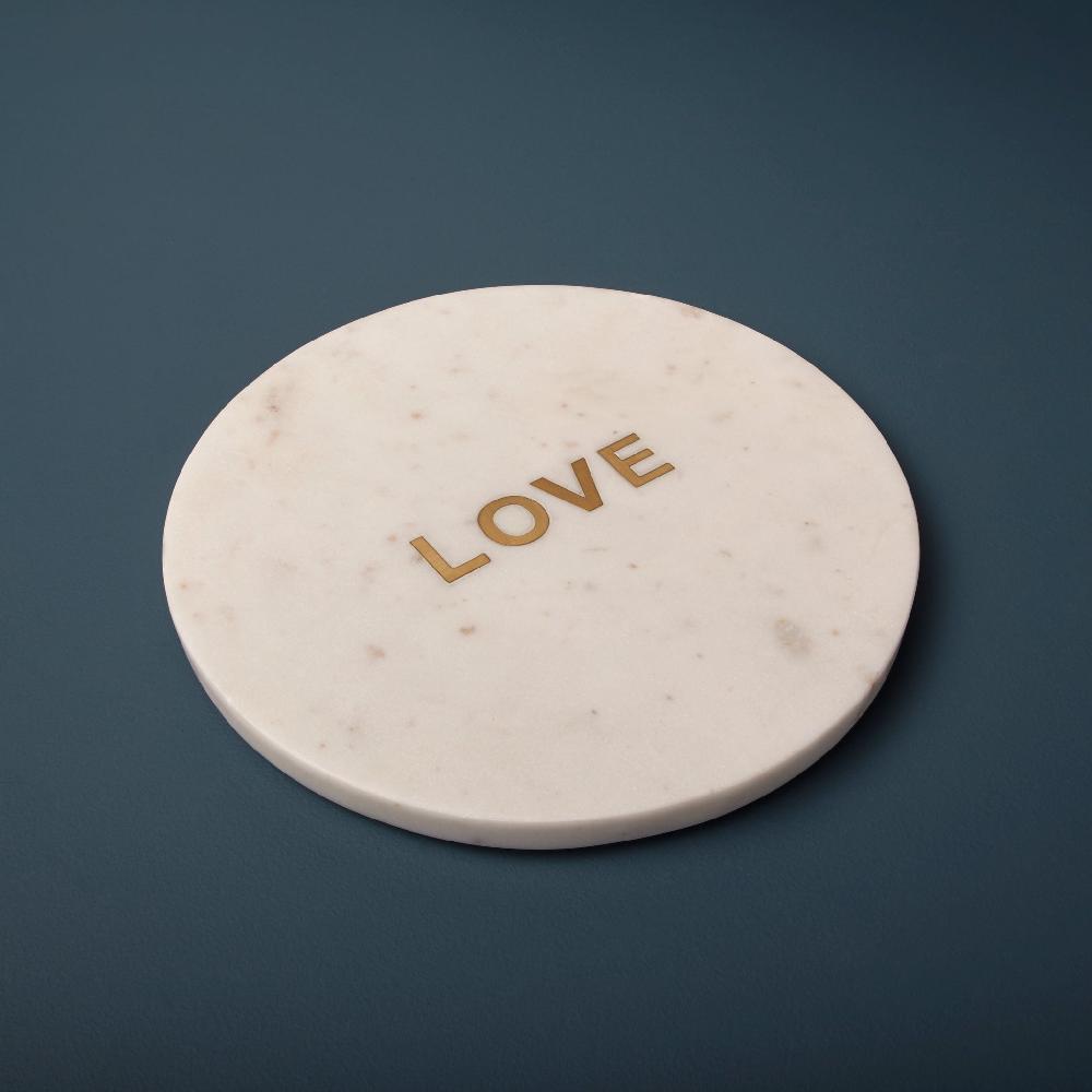 Be Home Verona Marble "Love" Board