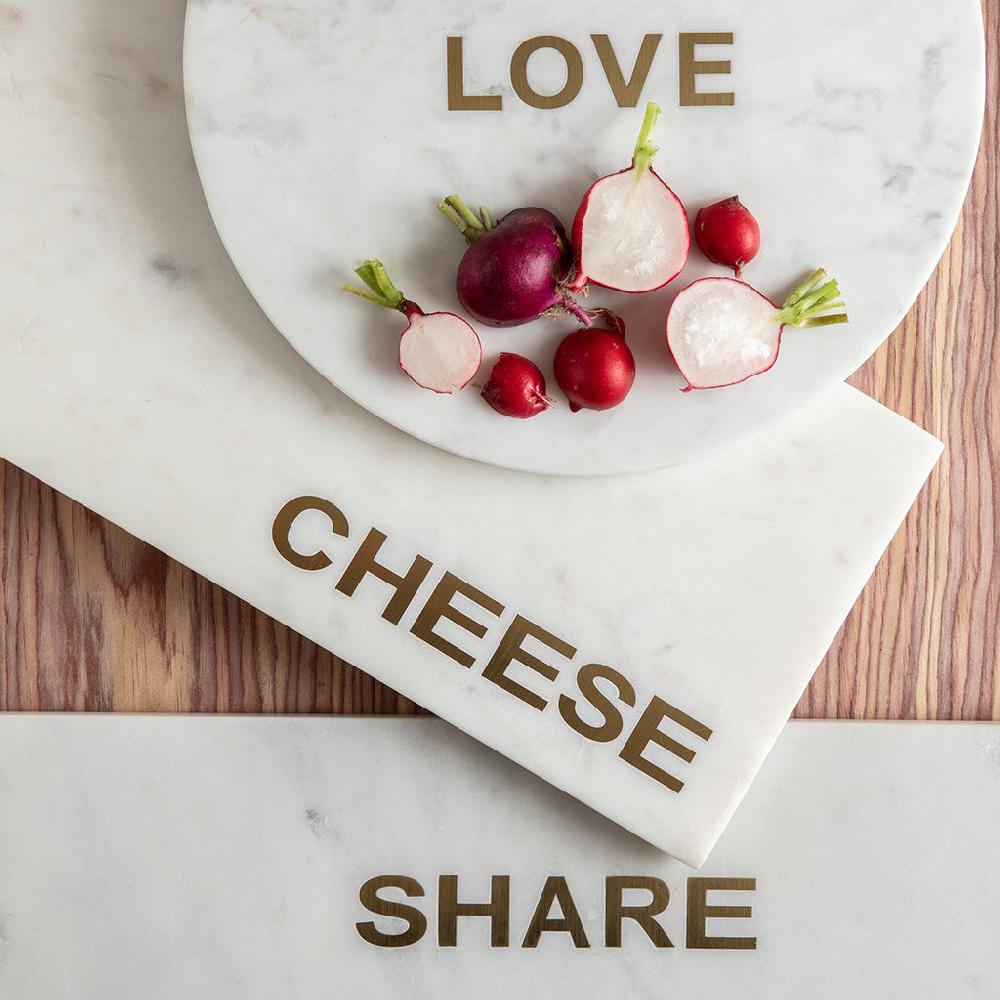 Be Home Verona Marble "Share" Board