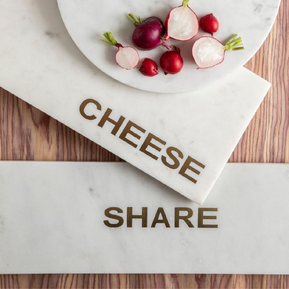 Be Home Verona Marble "Share" Board