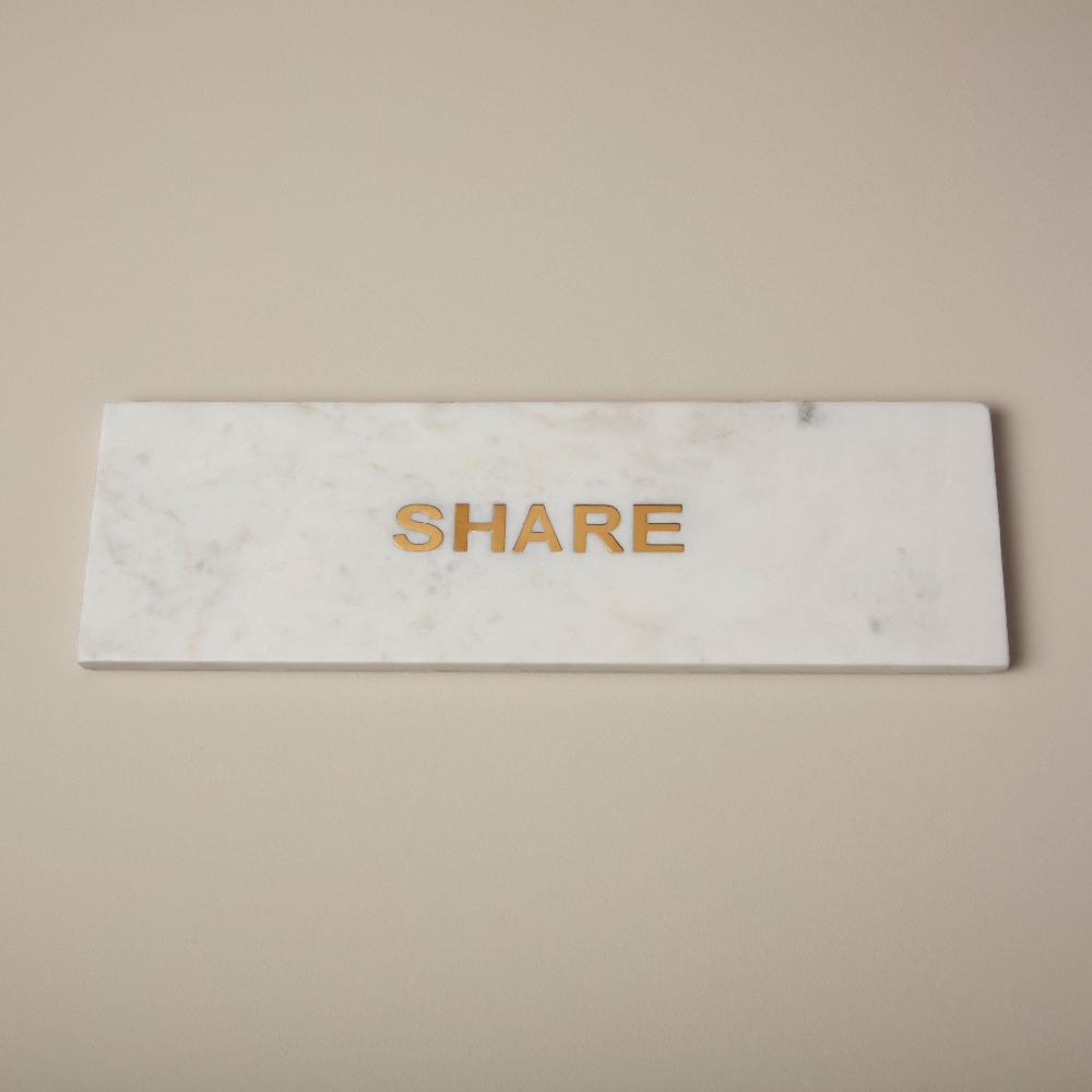 be home Verona Marble "Share" Board