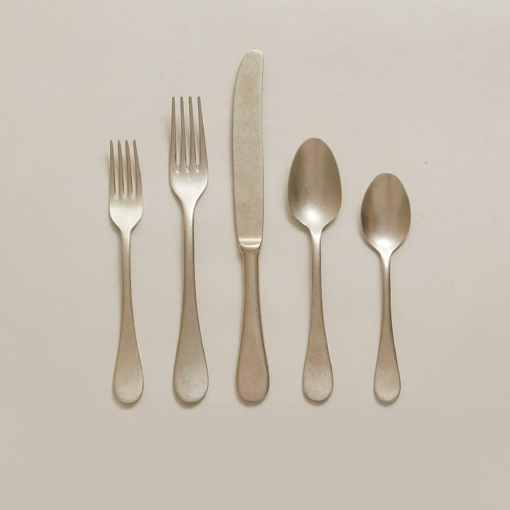 be home Vintage Champagne Flatware Set